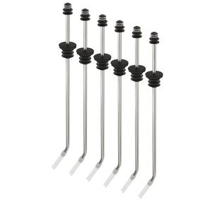 Black & Decker Stainless Replacement Straws 6 Pk (Bev B&D Cocktail Maker) NIB